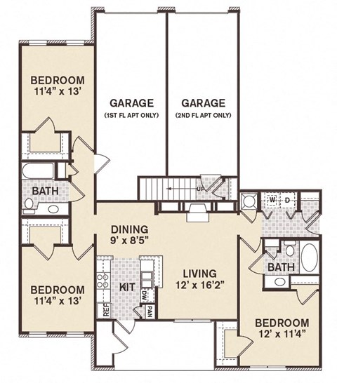 Central Park Floor Plan at Providence at Old Meridian, Carmel, IN, 46032
